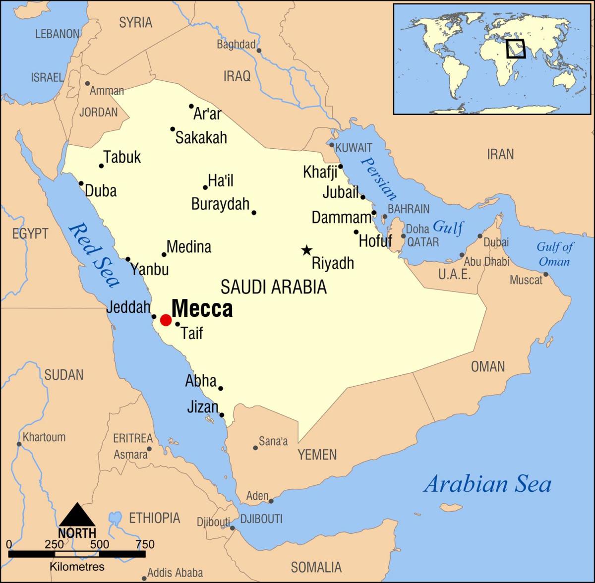 карта на swissotel Makkah мапа