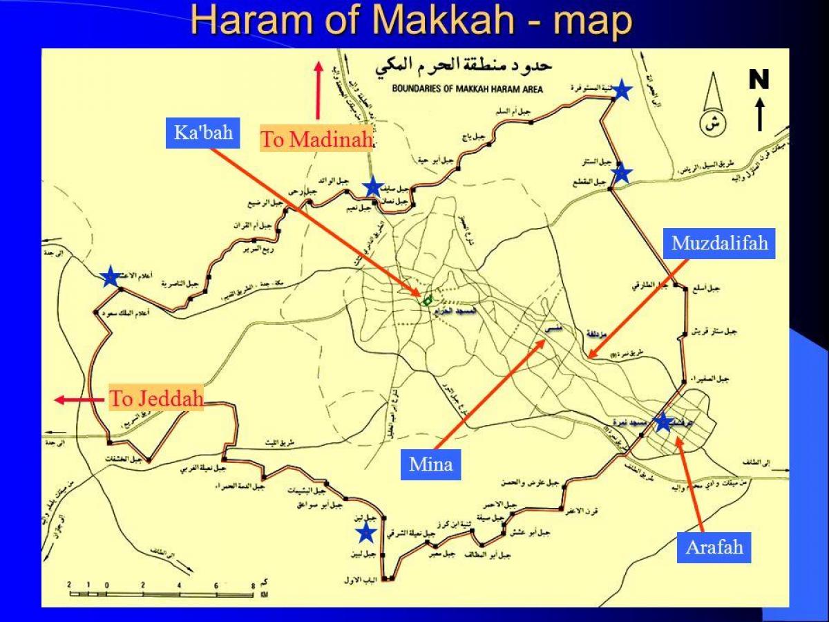 карта на харам граница 