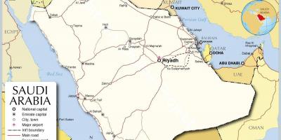 Карта на Makkah музеј локација 