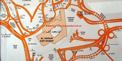 Карта на misfalah Makkah мапа
