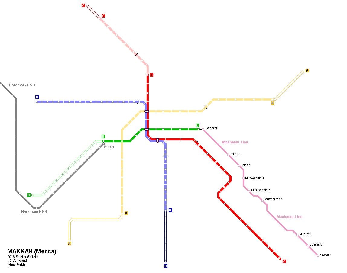 карта на всушност мека метро 