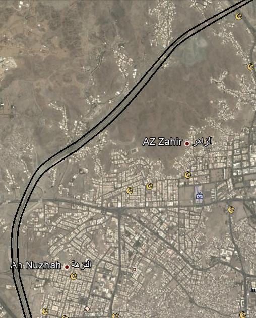 карта на kakiya Makkah