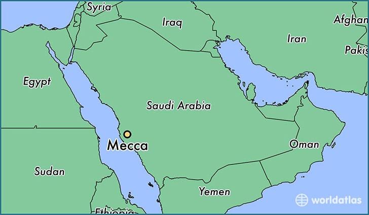 Makkah на мапата